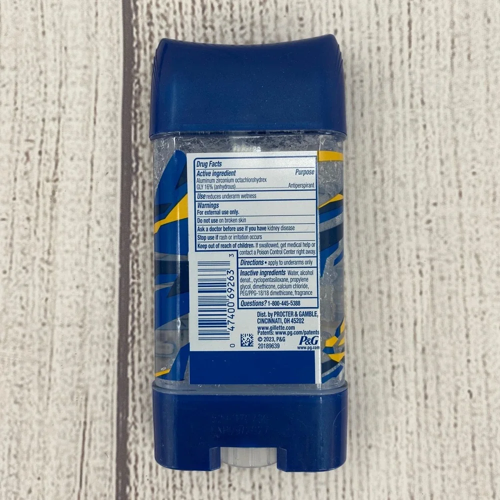 Gillette Clear Shield Deodorant Mens 3.8oz Tropical Breeze (5 Pack) Sport el